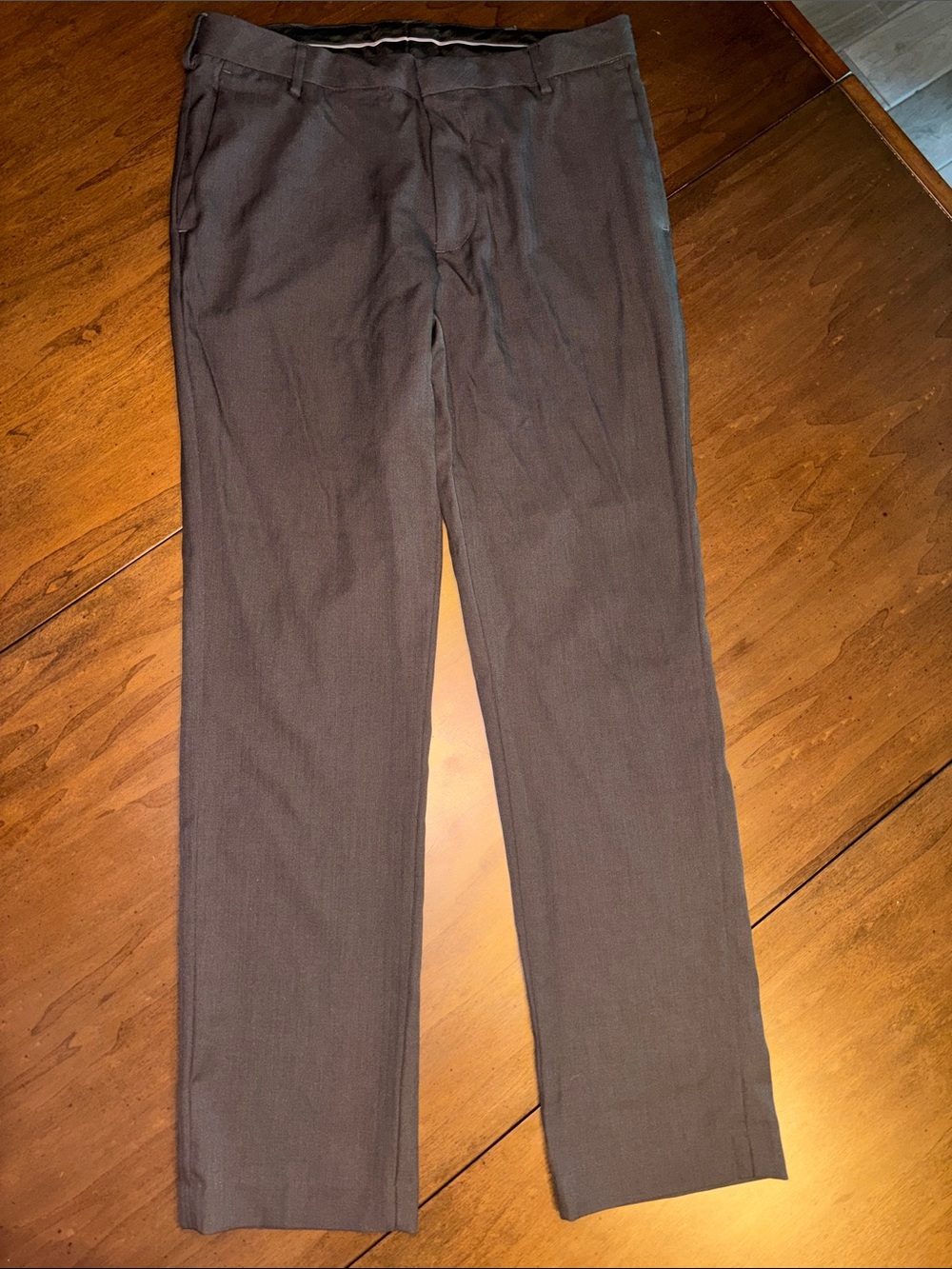 Van Heusen Men's Dark Brown Dress Pants